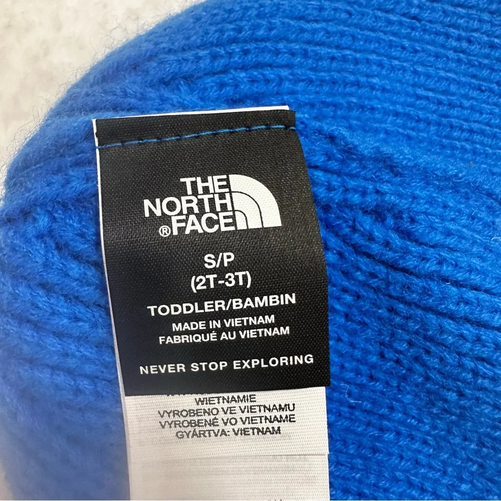 Toddler Knit North Face Beanie Hat
